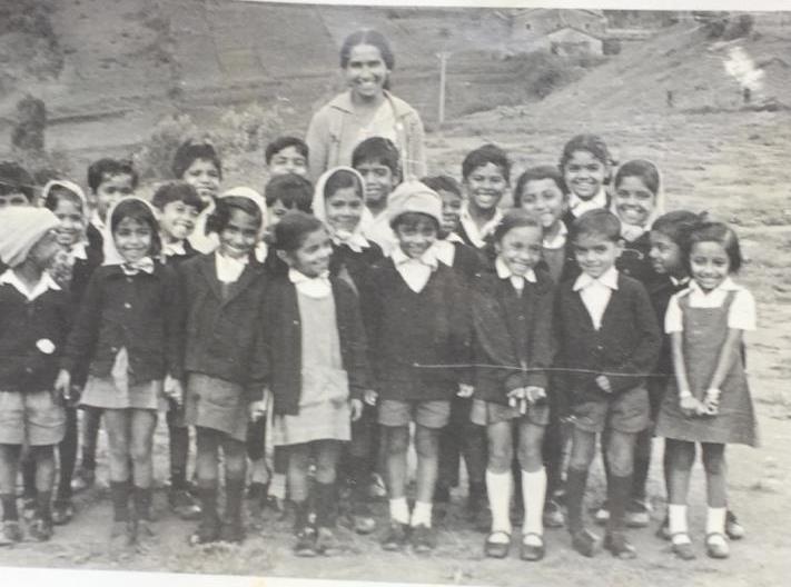 Class photo with Rita.